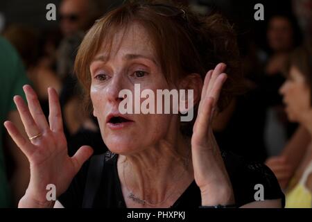 Athènes, Grèce. Sep, 2018 3. Agaimst veuves protester contre la décision du gouvernement de réduire leur widowhead les pensions. (Crédit Image : © VafeiadakisZUMA Aristidis Wire) Banque D'Images