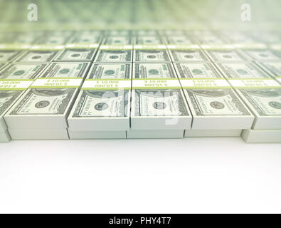 Nous joindre contexte dollars close up notes groupées Banque D'Images