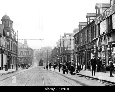 Coatsworth Road, Gateshead, début des années 1900 Banque D'Images