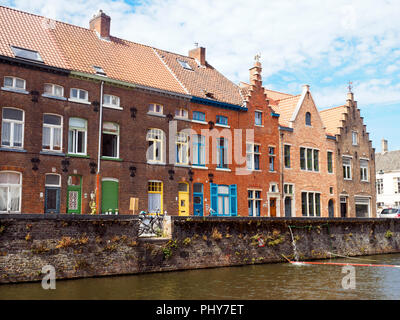 La façade de l'immeuble dans la rue Oude Burg 5 - Bruges, Belgique Banque D'Images