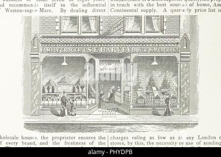 Libre à partir de la page 58 de "Où acheter à Weston-super-Mare. Un examen des métiers locaux. Par la rédaction du guide des "agents" avec des illustrations de l'ouest de l'Angleterre". Banque D'Images