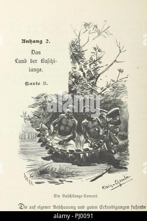 Libre à partir de la page 318 de l'Durchquerung Äquatorial-Afrikas "eine zweite vom Congo zum Zambèze während der Jahre 1886 und 1887 mit 92 Abbildungen, etc' . Banque D'Images