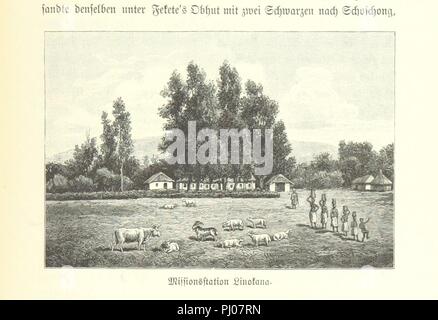 Libre à partir de la page 1103 de 'Von der Capstadt Maschukulumbe ins Land der. Reisen im südlichen Afrika in den Jahren 1883-1887 mit 205 Original-Holzschnitten, etc' . Banque D'Images