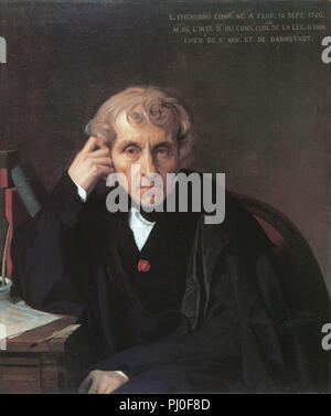 Jean Auguste Dominique Ingres - Maria Luigi Carlo Zenobio Salvatore Cherubini Banque D'Images