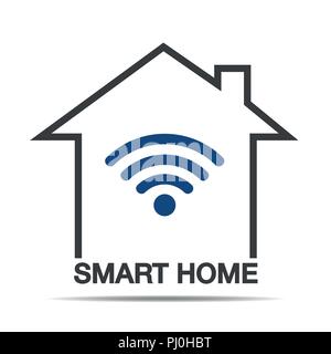 Smart home control infographie illustration vecteur EPS10 Illustration de Vecteur