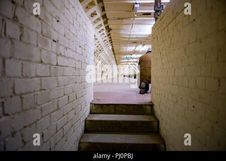 Clapham London Tour cachée, Tunnels Banque D'Images