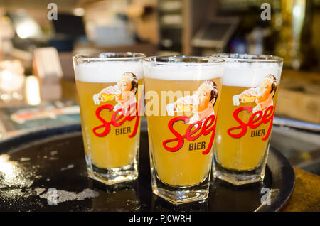 Visite guidée de la bière Anvers Belgique Banque D'Images