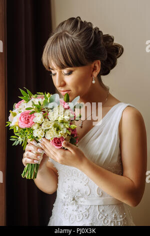 Portrait de la belle mariée Banque D'Images