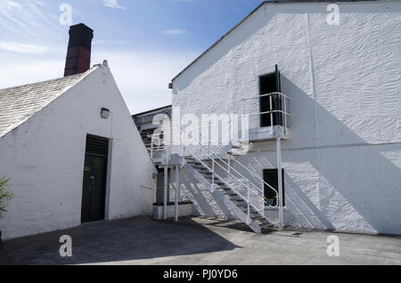La Distillerie de Lagavulin Whisky sur Islay, Ecosse Banque D'Images