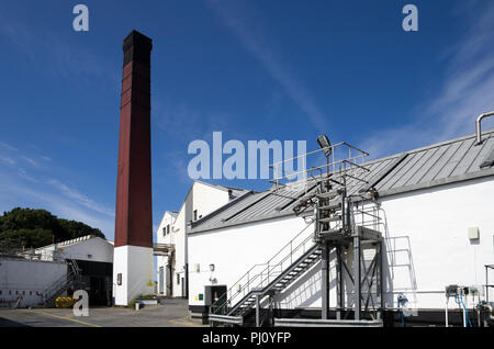 La Distillerie de Lagavulin Whisky sur Islay, Ecosse Banque D'Images