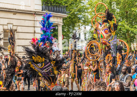 Vue à Notting Hill Carnival in London Banque D'Images