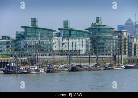 Neubauten Wapping, High Street, Camden, Londres, Angleterre, Grossbritannien Banque D'Images