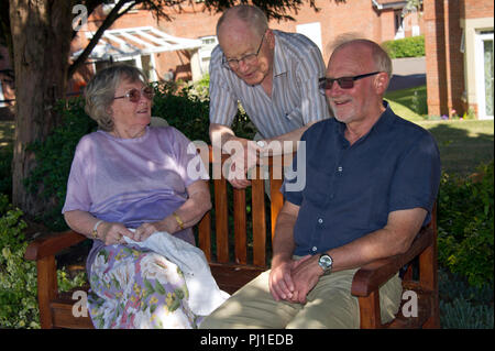 Blagdon Village, Taunton, Somerset, UK, une communauté de retraite exclusif. Banque D'Images