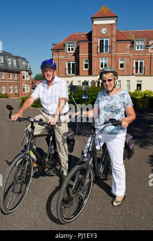 Blagdon Village, Taunton, Somerset, UK, une communauté de retraite exclusif. Banque D'Images