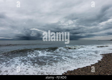 Seaham Hall Beach, comté de Durham, Royaume-Uni Banque D'Images