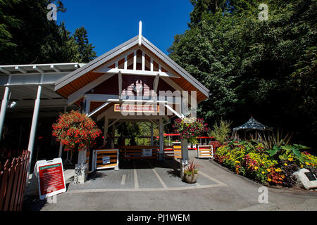 Le parc Stanley Junction Gare, Parc Stanley, Vancouver, British Columbia, Canada Banque D'Images