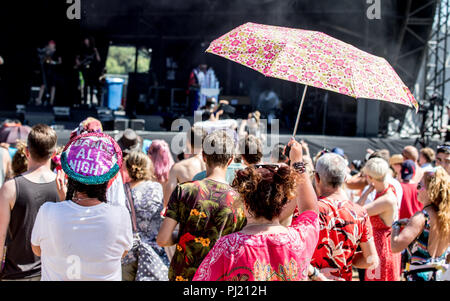 Bestival 2018 - Jour 2 - Performances comprend : Atmosphère où Lulworth, Royaume-Uni : Quand : 03 août 2018 Source : WENN.com Banque D'Images