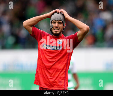 Furth, Deutschland. Août 25, 2018. Allemagne, Fürth, Ronhof Sportpark Thomas Sommer, 25.08.2018, Football - Bundesliga - 3ème journée 2ème - Greuther Furth - SC Paderborn 07 Image : c. lk. Déception avec Klaus Gjasula (SC Paderborn 07, #  8) DFL RÈGLEMENT INTERDIT TOUTE UTILISATION DE PHOTOGRAPHIE COMME DES SÉQUENCES D'IMAGES ET/OU QUASI VIDÉO. Utilisation dans le monde entier | Credit : dpa/Alamy Live News Banque D'Images