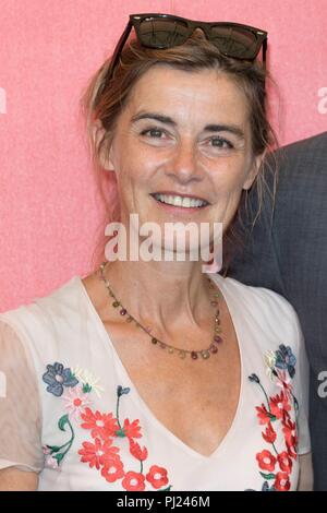 Venise, Italie. 06Th Nov, 2018. Anne Consigny pose à la photo de l'appel à 'l'Éternité's Gate' au cours de la 75ème Festival du Film de Venise au Palazzo del Casino de Venise, Italie, le 03 septembre 2018. Utilisation dans le monde entier | Credit : dpa/Alamy Live News Banque D'Images