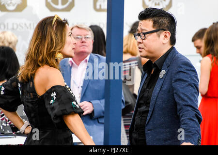 Londres, Royaume-Uni. 3 Septembre, 2018. Liu Fei joaillerie à l'exposition à l'International Jewellery London 2018 Olympia, Londres, Royaume-Uni. Credit Photo : Alamy/Capital Live News Banque D'Images