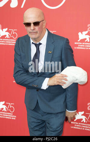 Venise, Italie. 09Th Nov, 2018. Jacques Audiard au cours de la 'Les Soeurs Frères' photocall au 75e Festival International du Film de Venise au Palazzo del Casino sur Septembre 02, 2018 à Venise, Italie | Verwendung weltweit Credit : dpa/Alamy Live News Banque D'Images