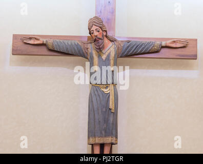 Crucifixion, Museo Civico, Sansepolcro, Borgo Santo Sepolcro, Arezzo, Toscane, Italie Banque D'Images