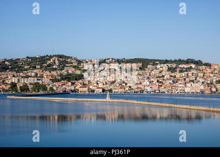 Argostoli, la capitale de Céphalonie île grecque Banque D'Images