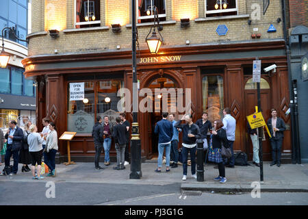 Pub, John Snow, Broadwick Street, Soho, Londres, Angleterre, Grossbritannien Banque D'Images