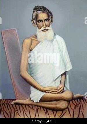 Baba Lokenath Brahmachari. Banque D'Images