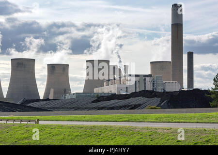 Ratcliffe sur Soar Power Station, Nottingham, Royaume-Uni Banque D'Images