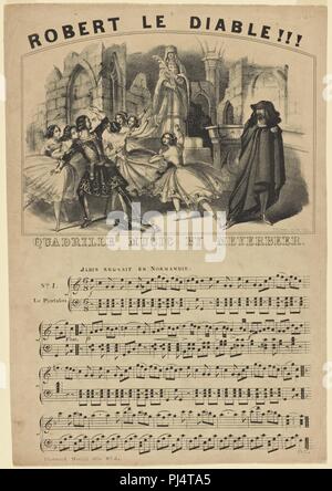 Ballet et d'opéra d'images sur la musique du 19e siècle couvre Banque D'Images