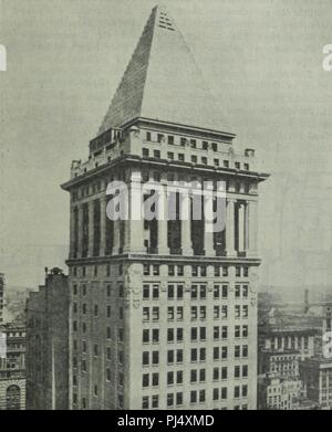 Bankers Trust Building oberer Teil. Banque D'Images