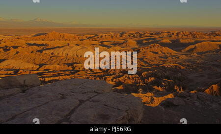 Valle de la luna, San Pedro de Atacama, Chili Banque D'Images