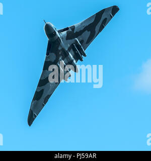 Flying Vulcan Affichage à l'aéroport de Manchester, Barton Banque D'Images