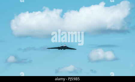Flying Vulcan Affichage à l'aéroport de Manchester, Barton Banque D'Images