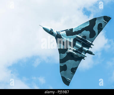 Flying Vulcan Affichage à l'aéroport de Manchester, Barton Banque D'Images