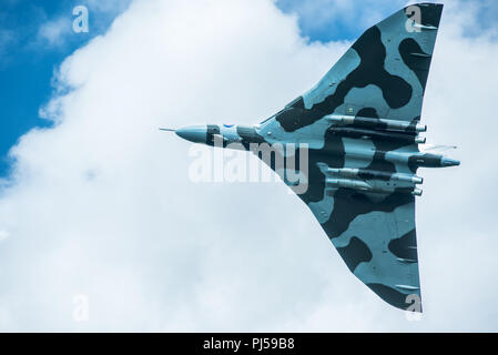 Flying Vulcan Affichage à l'aéroport de Manchester, Barton Banque D'Images