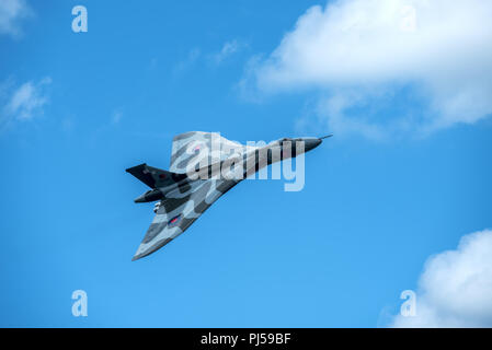 Flying Vulcan Affichage à l'aéroport de Manchester, Barton Banque D'Images