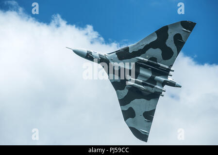Flying Vulcan Affichage à l'aéroport de Manchester, Barton Banque D'Images