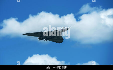 Flying Vulcan Affichage à l'aéroport de Manchester, Barton Banque D'Images