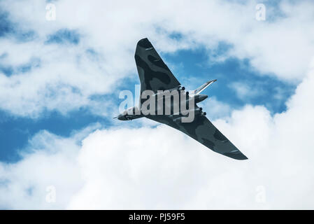 Flying Vulcan Affichage à l'aéroport de Manchester, Barton Banque D'Images