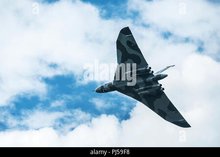 Flying Vulcan Affichage à l'aéroport de Manchester, Barton Banque D'Images