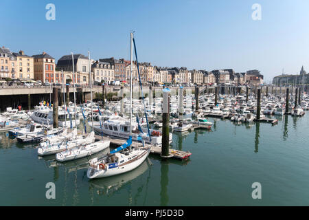 Port de plaisance de Dieppe, Normandie, France, Europe Banque D'Images