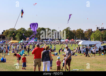 Streatham Kite Kite Festival, 2018 Journée à Streatham Common Park, South London, UK Banque D'Images