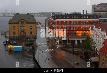 Bâtiments en Norvège STAVANGER Port Banque D'Images