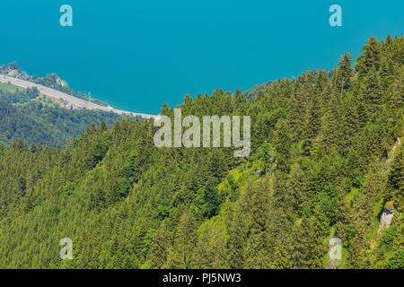 Vue du Mt. Rigi en Suisse. Banque D'Images