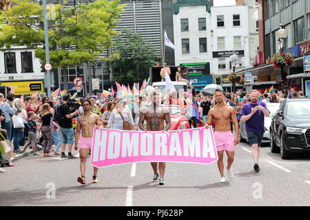 Gay Pride Parade 2018 à Belfast comprend : Gay Pride Où : Belfast Belfast, en Irlande du Nord, Royaume-Uni Quand : 04 août 2018 Source : WENN.com Banque D'Images