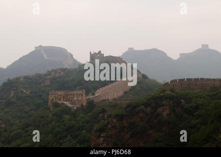 Chengde, Chengde, Chine. 12Th Mar, 2018. Chengde, Chine-Paysages de la Grande Muraille Jinshanling à Chengde, Chine du Nord, Province de Hebei. Crédit : SIPA Asie/ZUMA/Alamy Fil Live News Banque D'Images