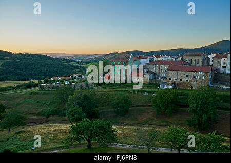 Saint Felicien dans le département de l'Ardèche, région Rhône-Alpes, France Banque D'Images