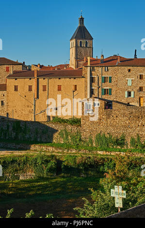 Saint Felicien dans le département de l'Ardèche, région Rhône-Alpes, France Banque D'Images